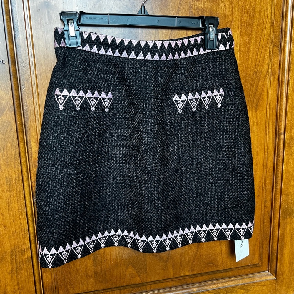 Cynthia Rowley Nicola Tweed Mini Skirt